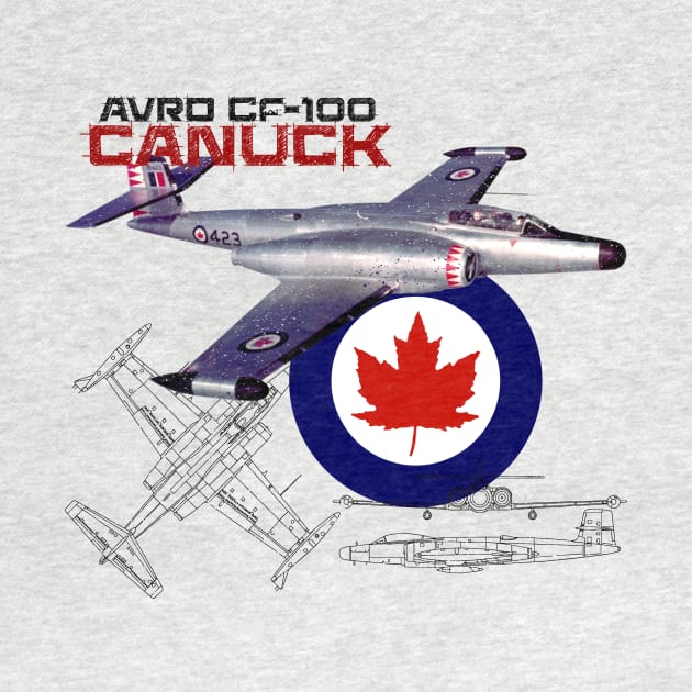 Canadian Avro CF-100 Canuck (light) by NorthAngle